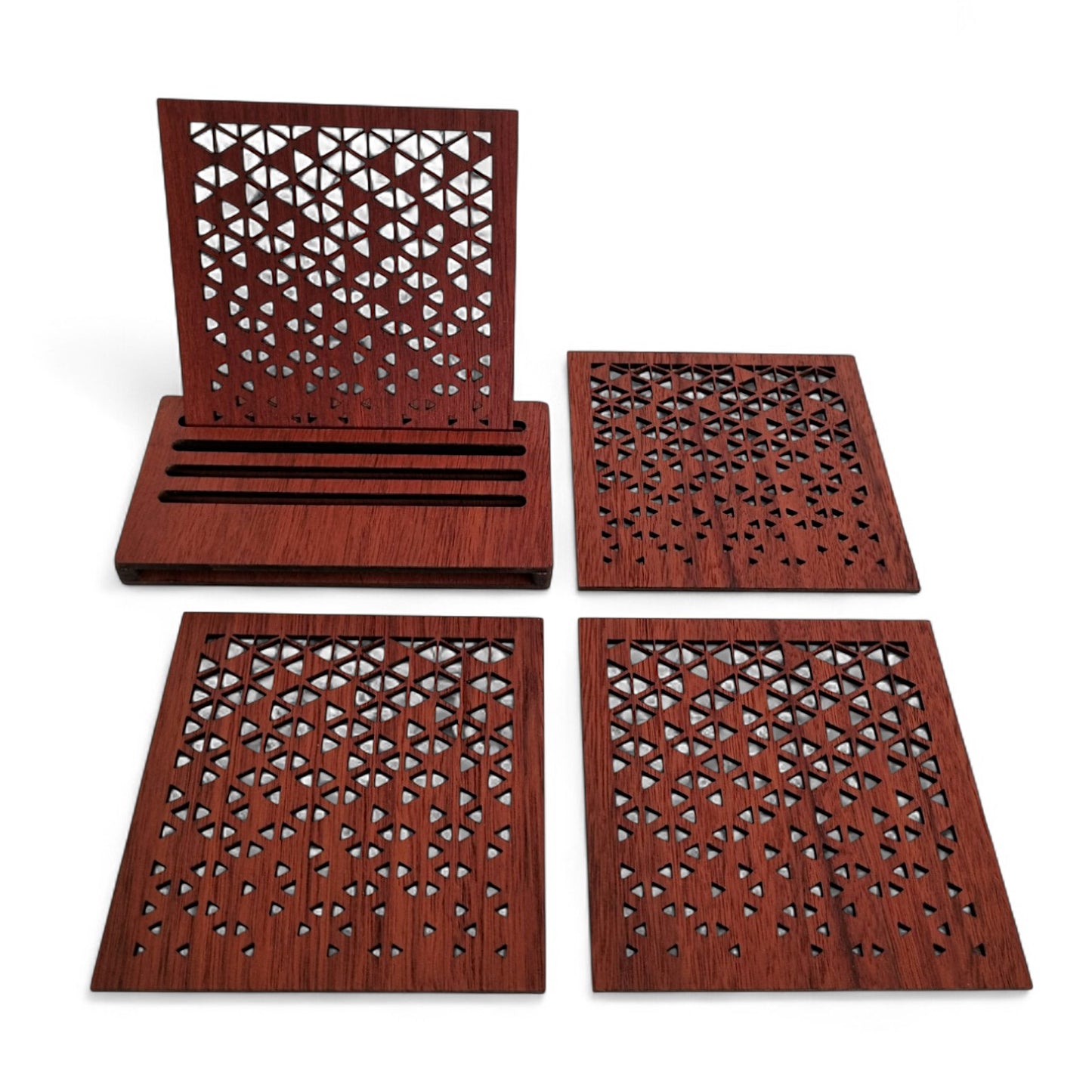 Falling Triangles Coaster Set