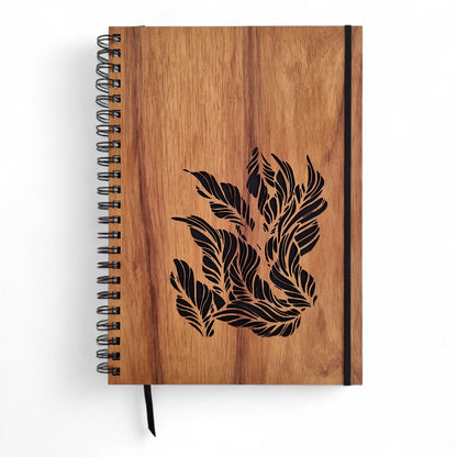A4 Sketch Book - Flame Leaves
