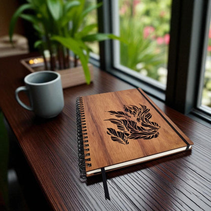 A4 Sketch Book - Flame Leaves