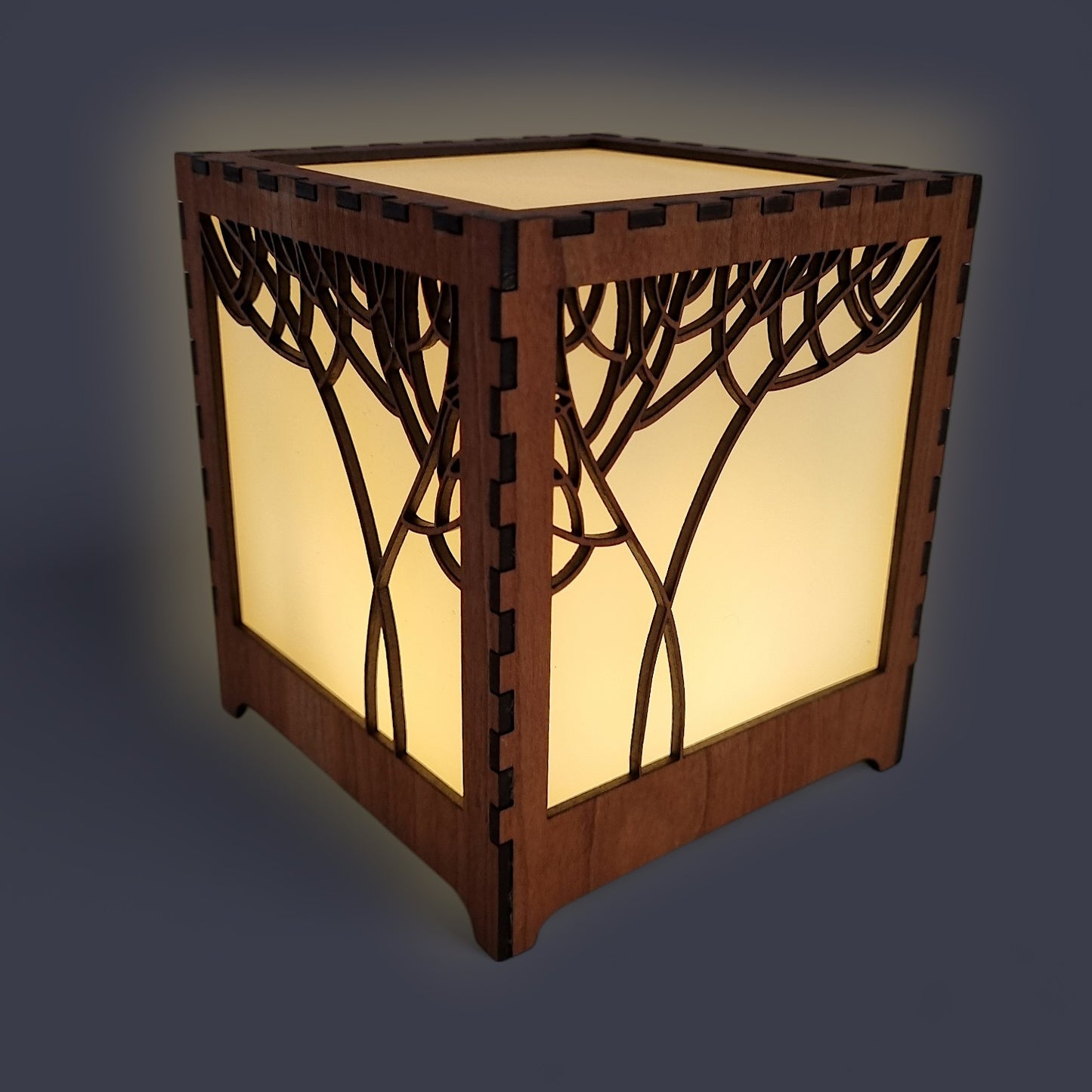 Art Deco Tree - Cube Light