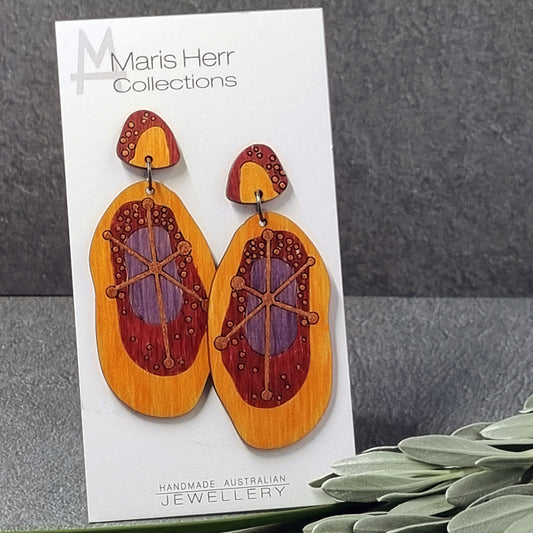 Atomic Earrings - Spice