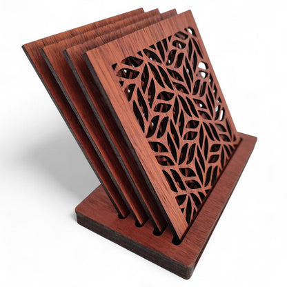 Autumn Leaves Coaster Set