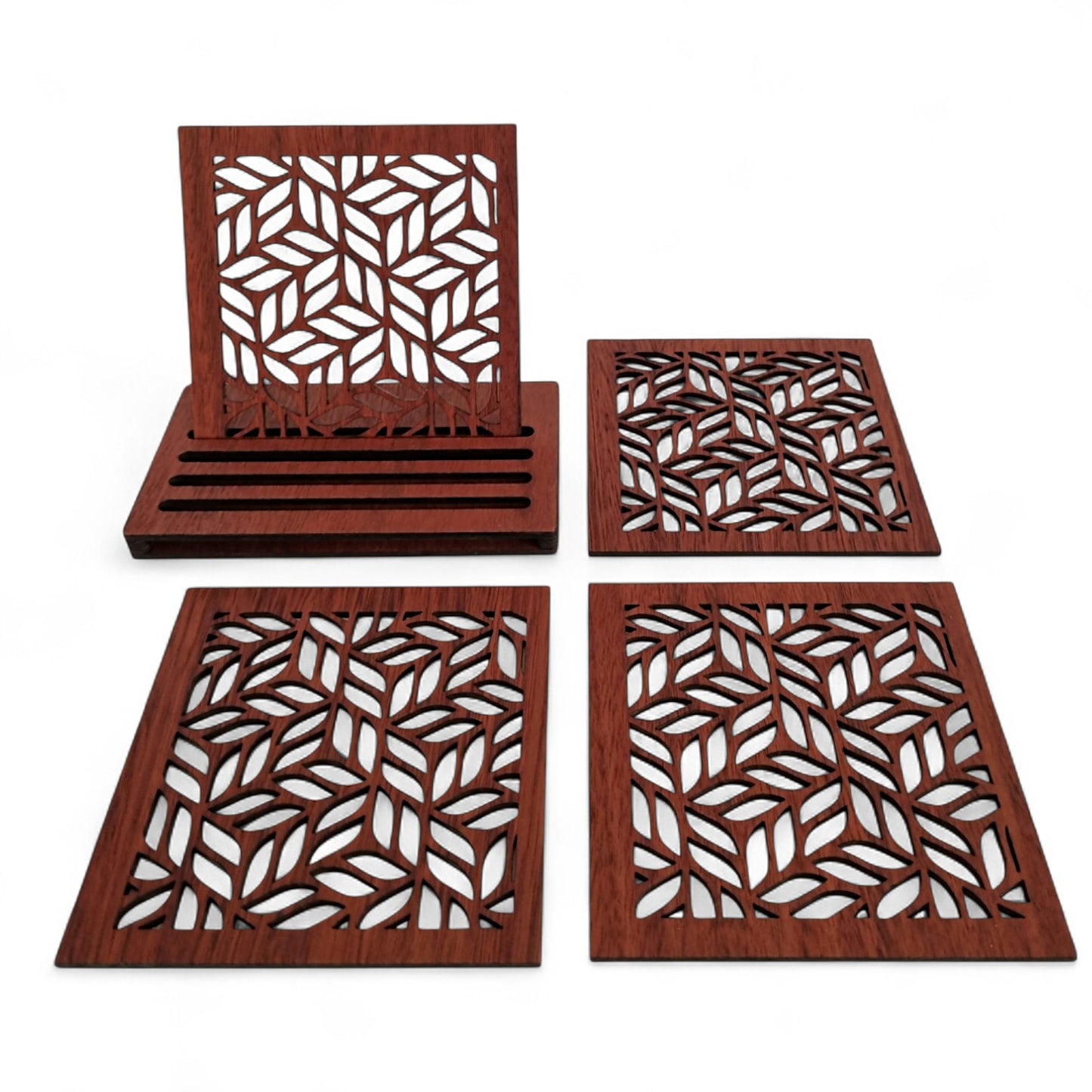 Autumn Leaves Coaster Set
