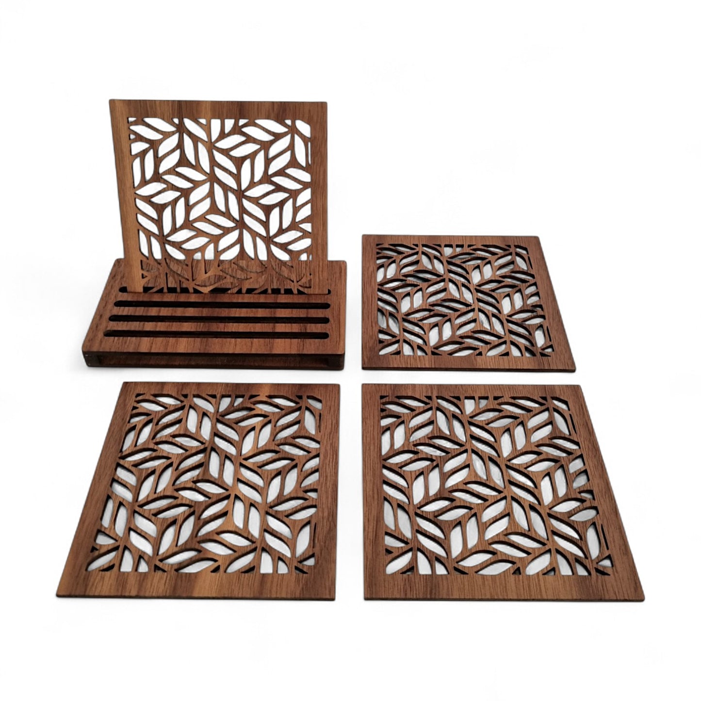 Autumn Leaves Coaster Set