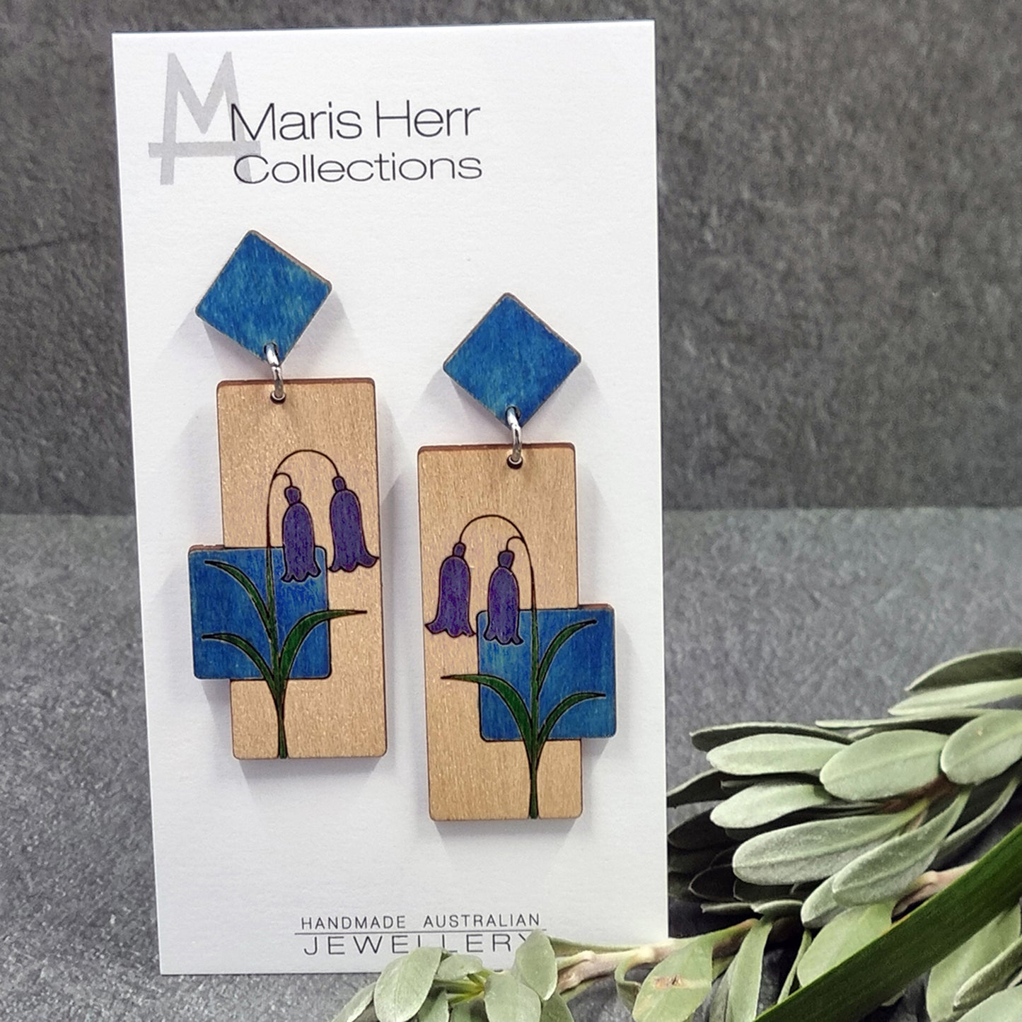 Botanicals Bell Flower Sky Blue