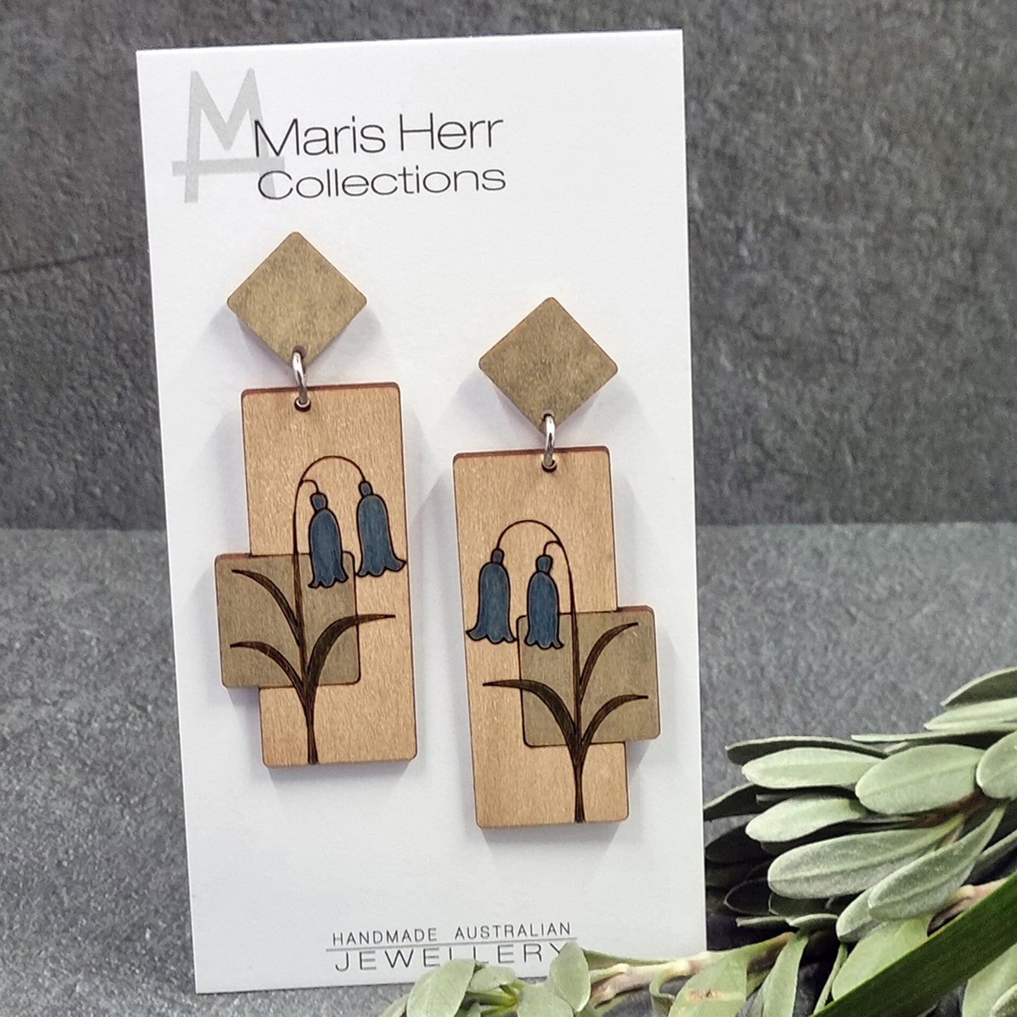 Botanicals Bell Flower Sky Blue