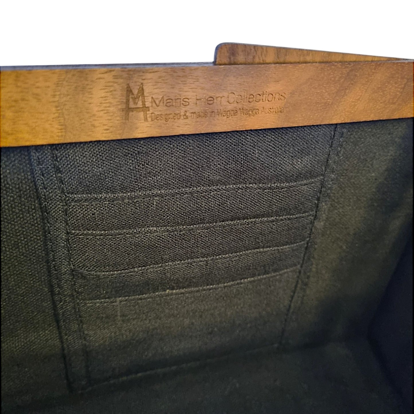 American Walnut - Landscape Cross Body Bag