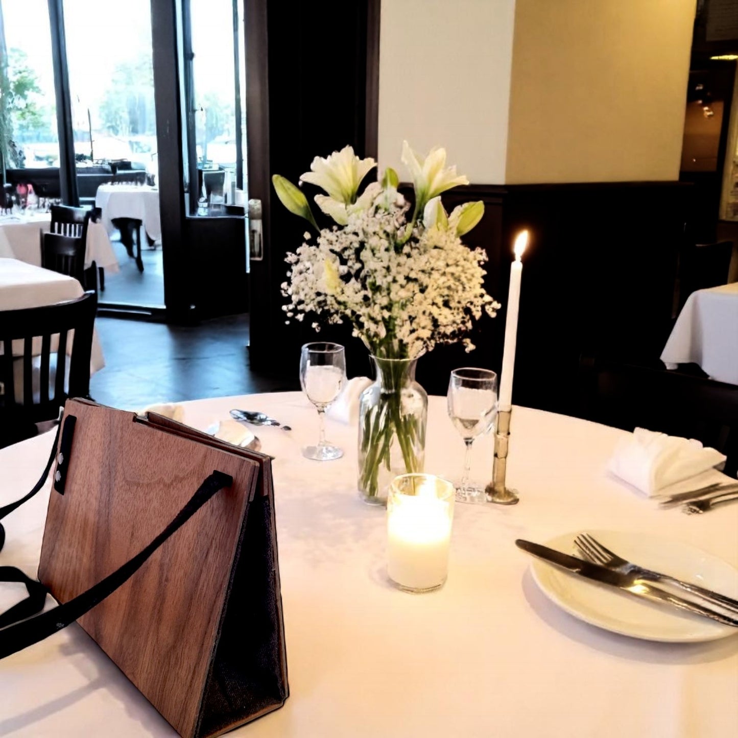 American Walnut - Landscape Cross Body Bag