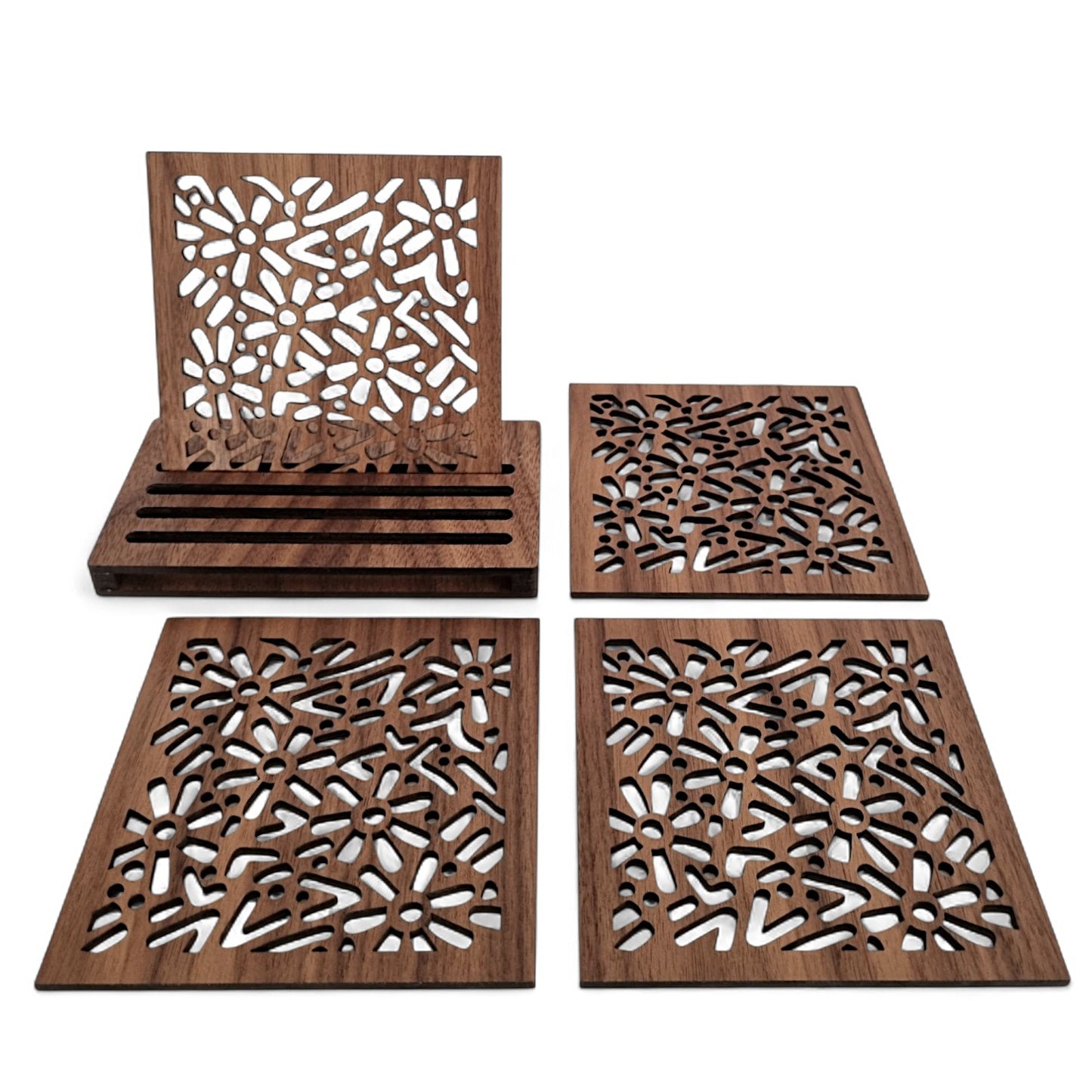 Daisy & Dots Coaster Set