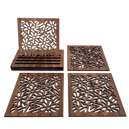 Daisy & Dots Coaster Set