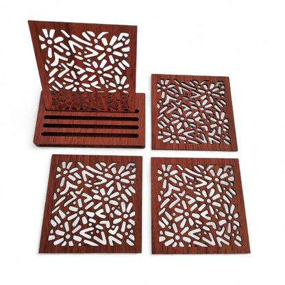 Daisy & Dots Coaster Set