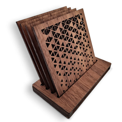 Falling Triangles Coaster Set