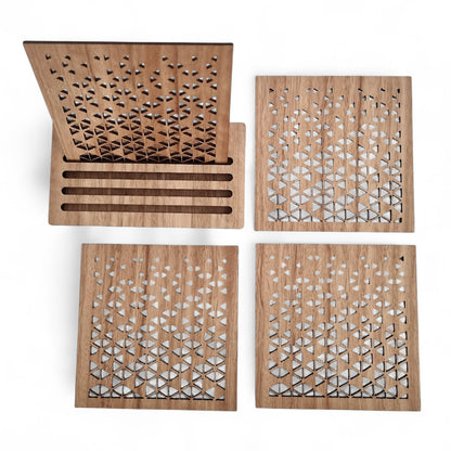 Falling Triangles Coaster Set