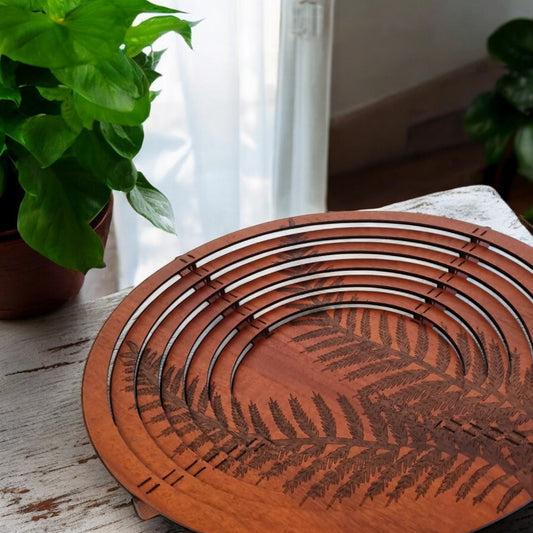 Round Fern Bowl