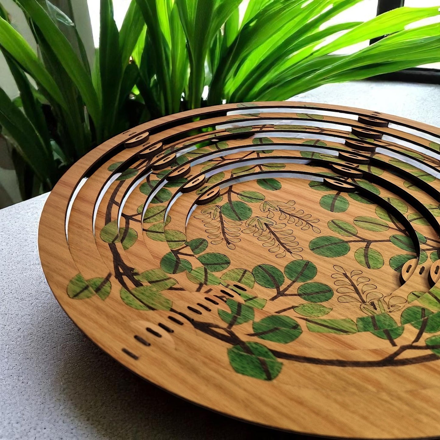 Round Penny Leaf Bowl