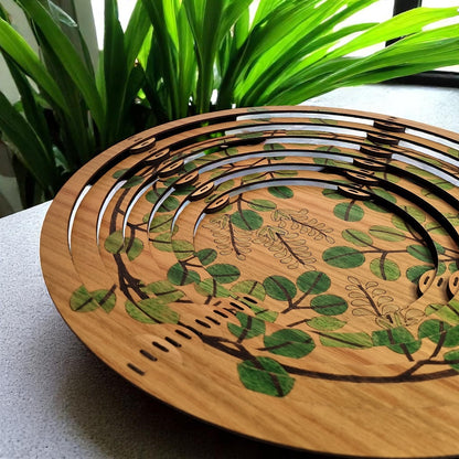 Round Penny Leaf Bowl