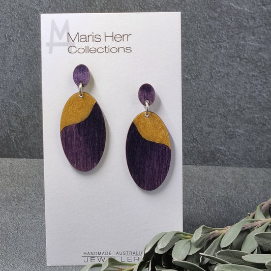 Oval Drop - Grape