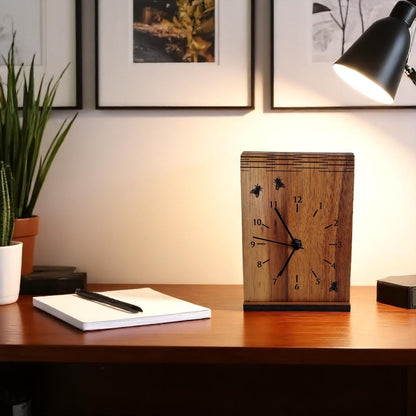 Time Flies Desk Clock