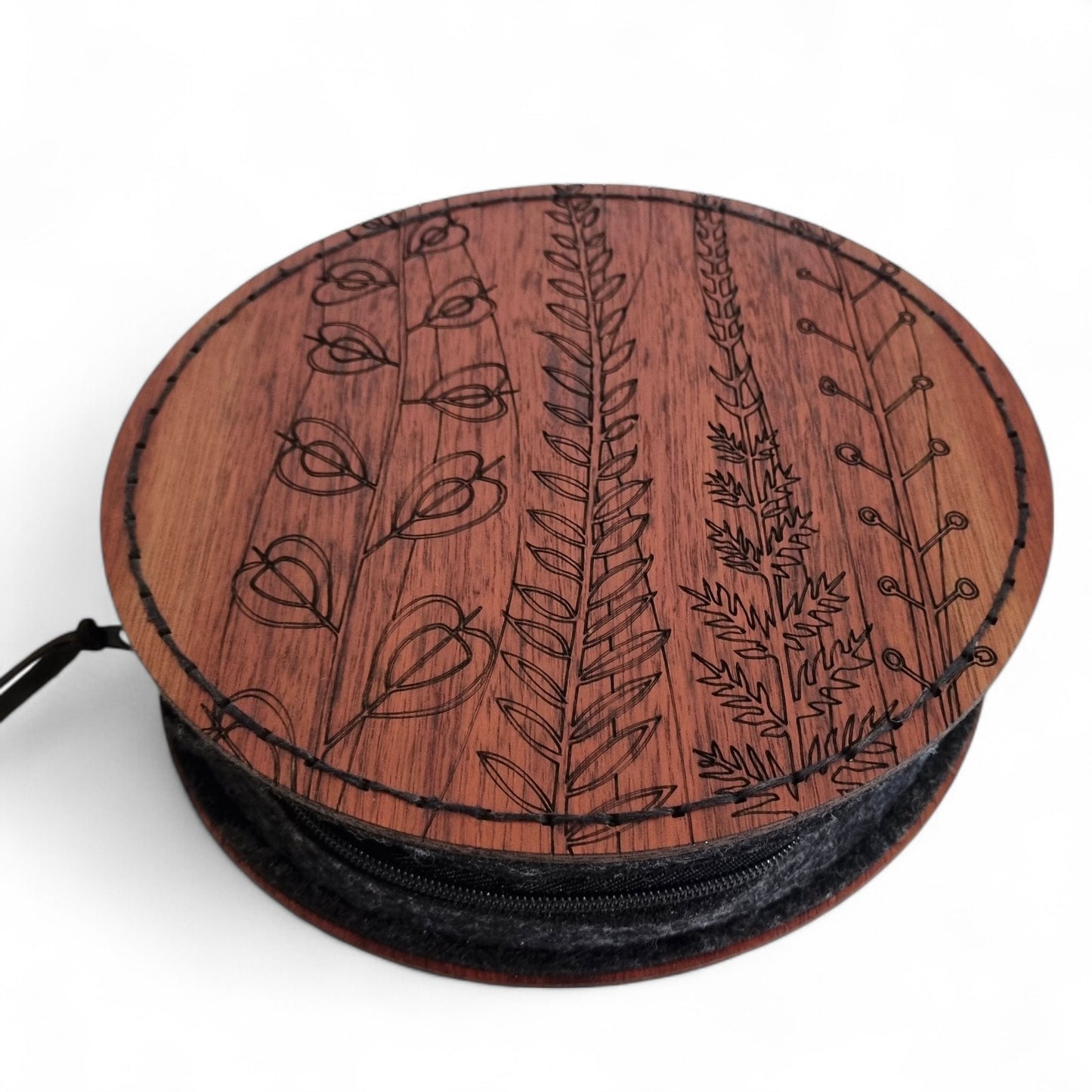 Wild Flower Circular Knitting Needle Case