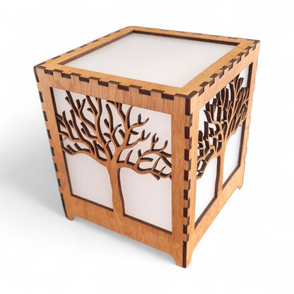 Winter Tree - Cube Light