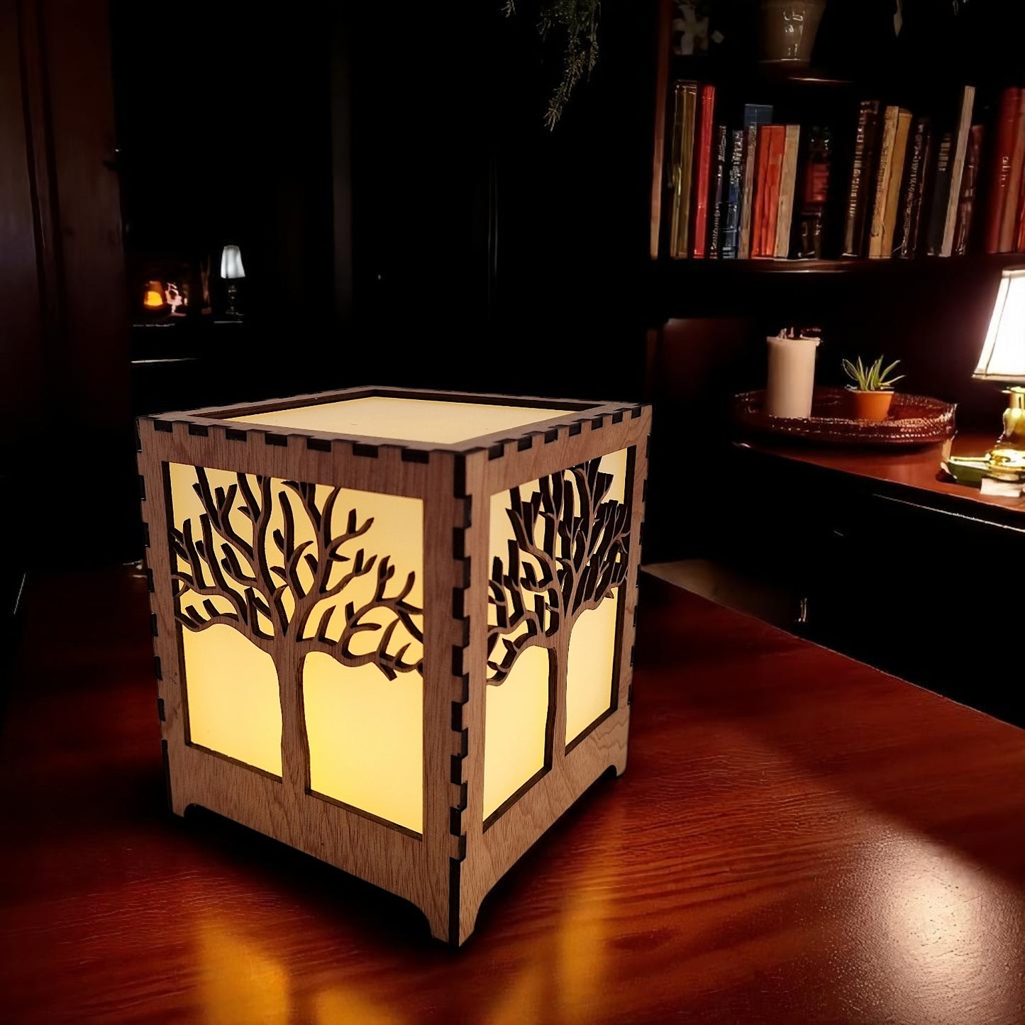 Winter Tree - Cube Light