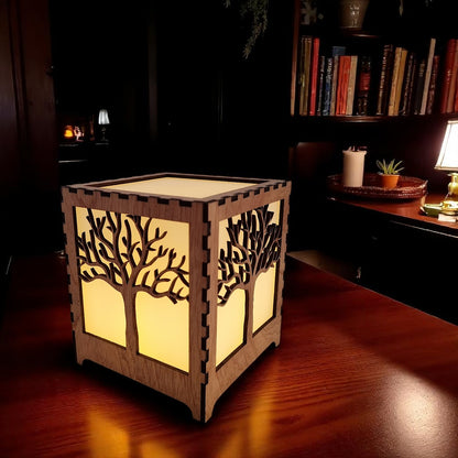 Winter Tree - Cube Light