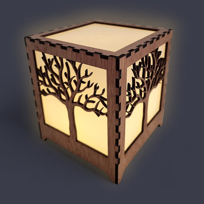 Winter Tree - Cube Light